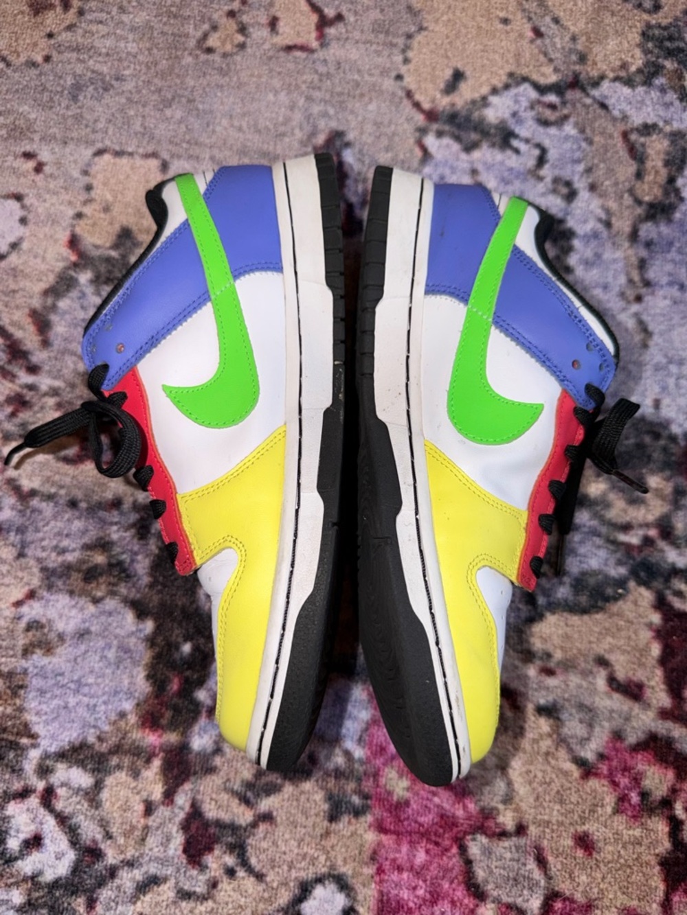 Nike Dunk Low Green Strike (2021) Sneakers Women’s Size 8 Colorful rainbow